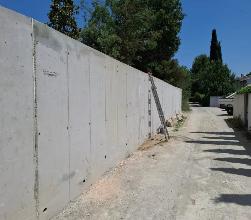 création mur de soutènement maçon gardanne